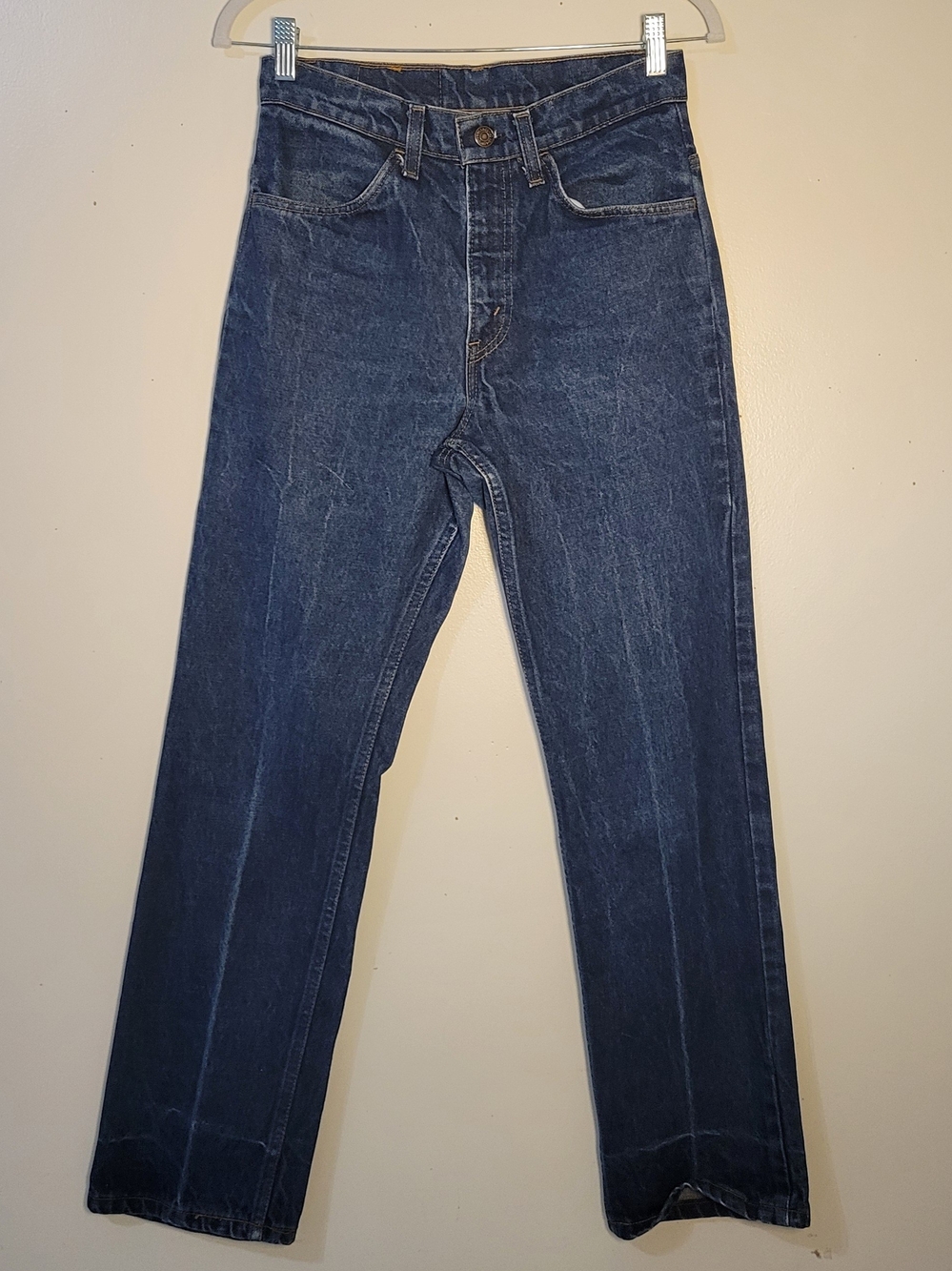 VTG Levi's 519-0217 Orange Tab (Men's W30 L29) Dark Indigo Straight-Leg Jeans